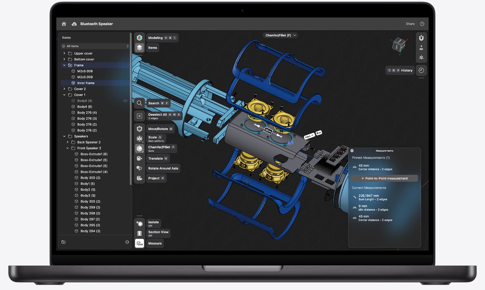 Program Studio Research Catalogue displayed on a laptop